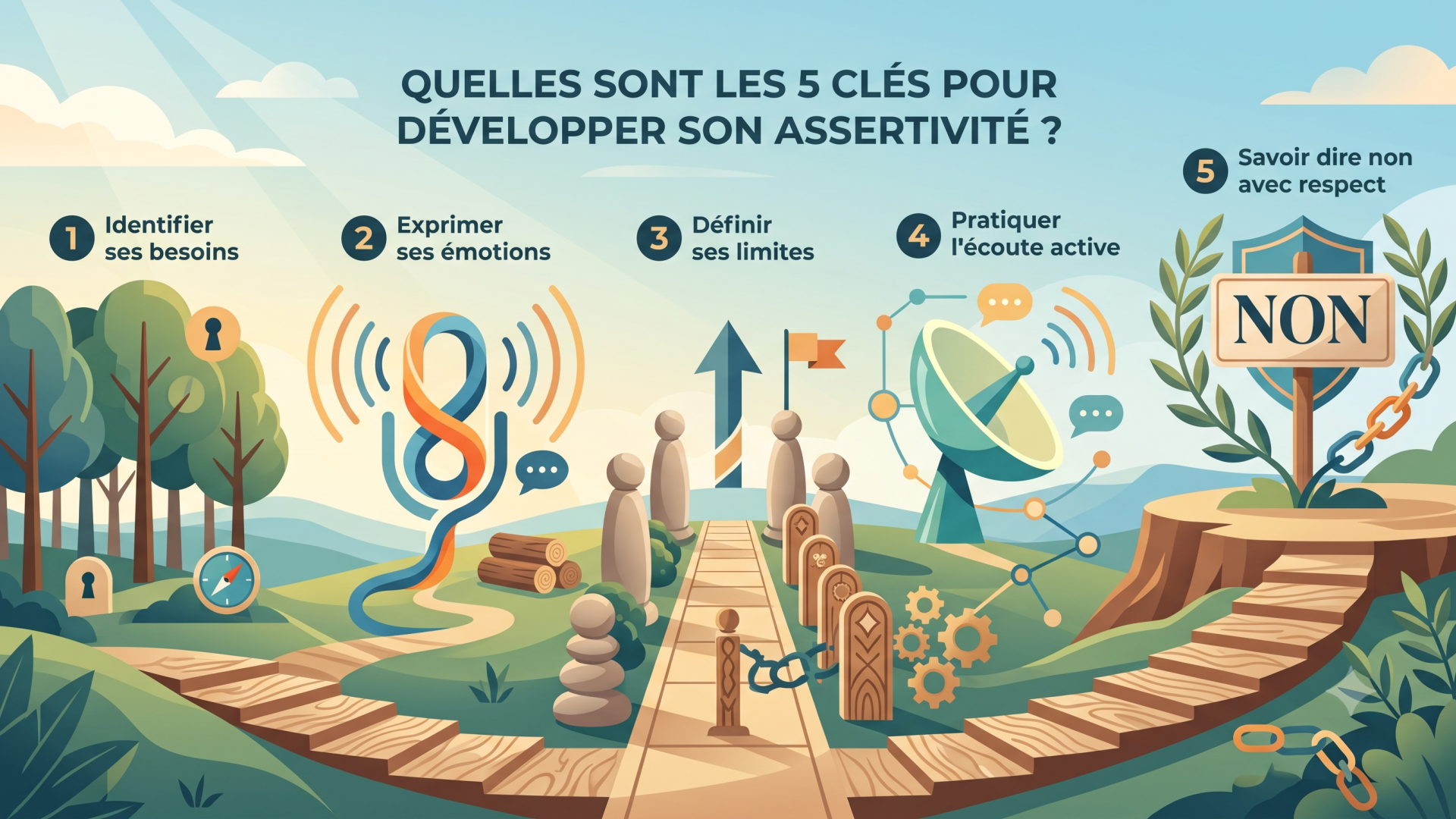Quelles sont les 5 clés pour développer son assertivité ?