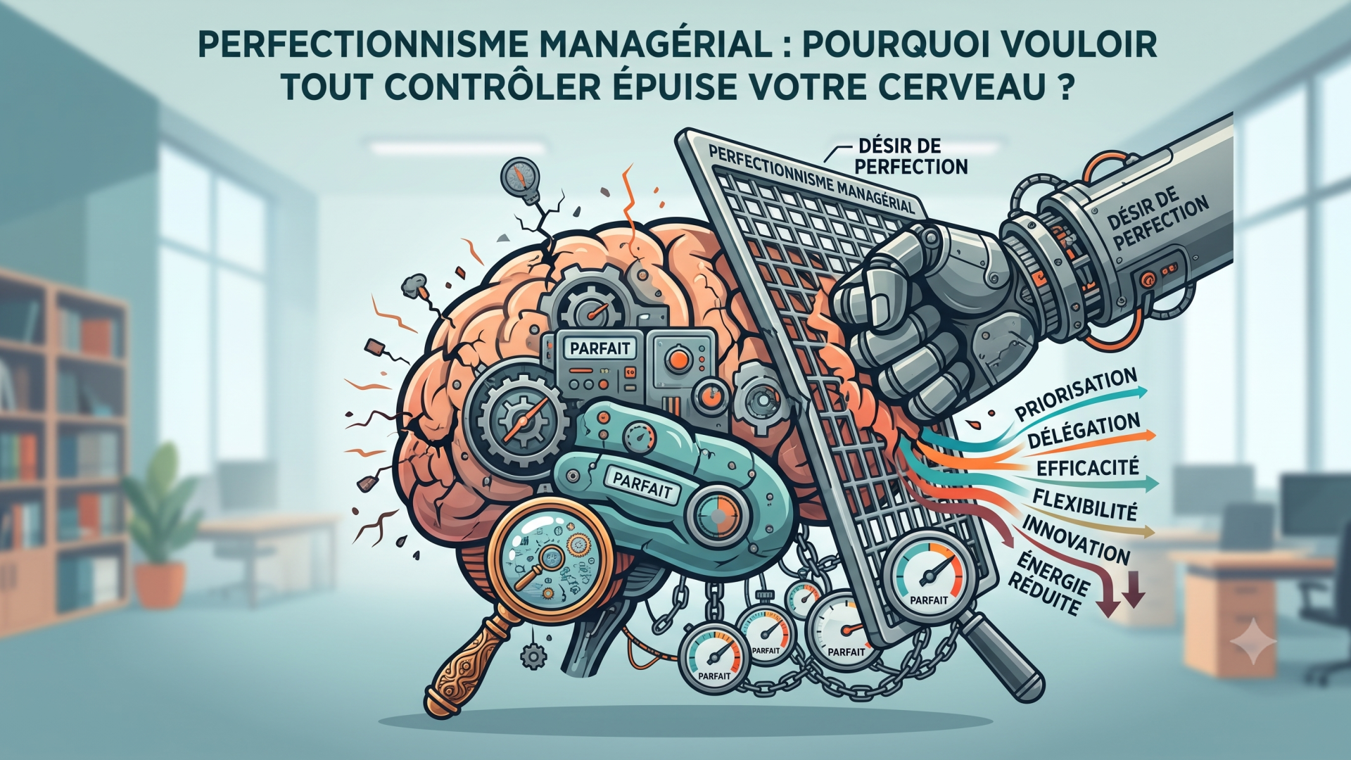 Perfectionnisme managérial : pourquoi vouloir tout contrôler épuise votre cerveau ?